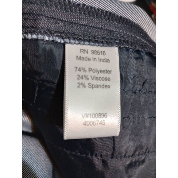 Coldwater Creek Pants Men's 16 Gray River Fit‎ Cropped - Picture 7 of 8